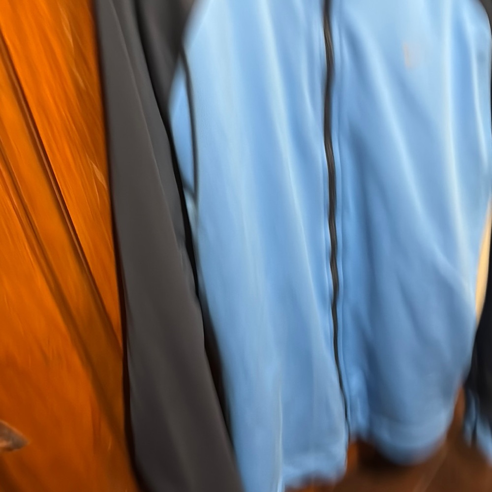 Nike Blue and Black Windbreaker Jacket